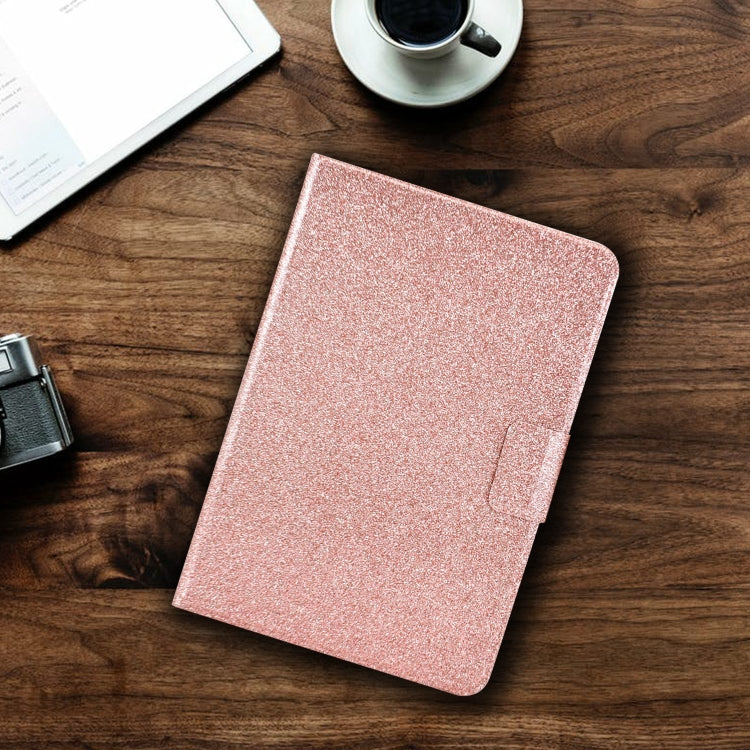 For iPad Pro 11 2024 Varnish Glitter Powder Smart Leather Tablet Case(Rose Gold) - iPad Pro 11 2024 Cases by PMC TechLife | Online Shopping South Africa | PMC TechLife | Buy Now Pay Later Mobicred