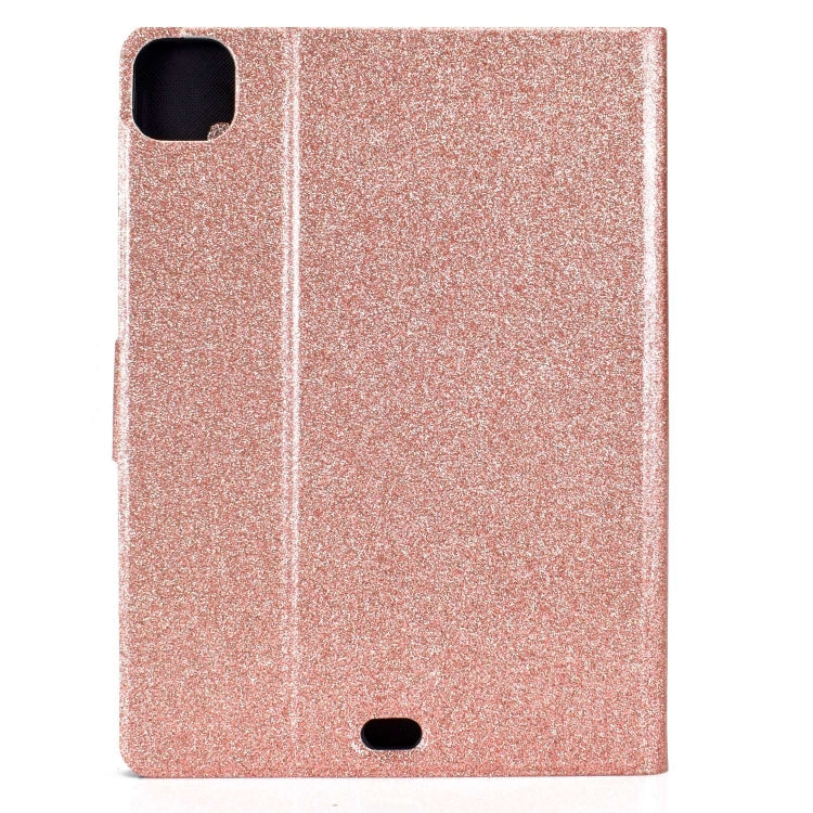 For iPad Pro 11 2024 Varnish Glitter Powder Smart Leather Tablet Case(Rose Gold) - iPad Pro 11 2024 Cases by PMC TechLife | Online Shopping South Africa | PMC TechLife | Buy Now Pay Later Mobicred