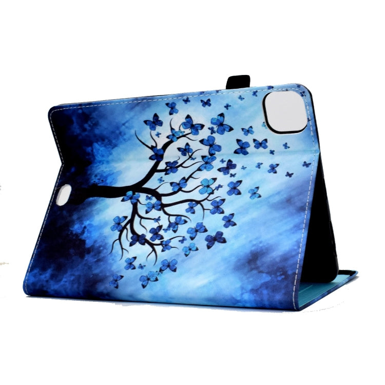 For iPad Pro 11 2024 Painted Elastic Band Smart Leather Tablet Case(Butterfly Tree) - iPad Pro 11 2024 Cases by PMC Jewellery | Online Shopping South Africa | PMC Jewellery | Buy Now Pay Later Mobicred