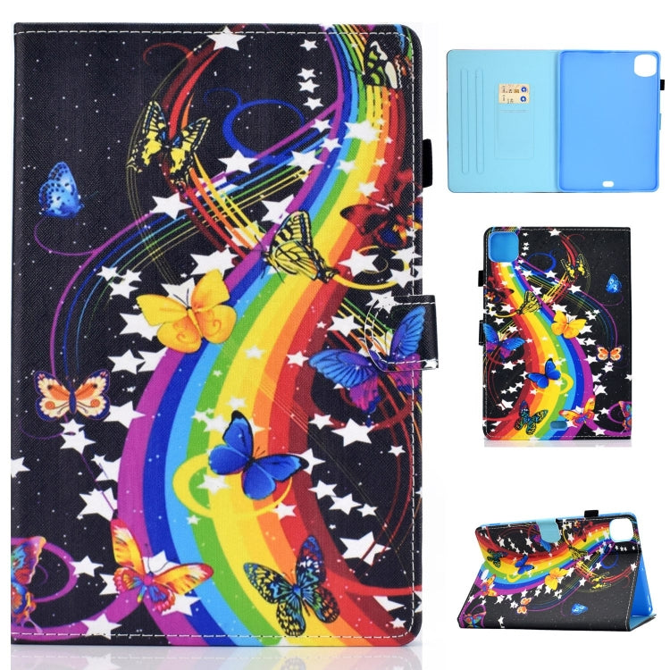 For iPad Pro 11 2024 Painted Stitching Smart Leather Tablet Case(Music Butterfly) - iPad Pro 11 2024 Cases by PMC Jewellery | Online Shopping South Africa | PMC Jewellery | Buy Now Pay Later Mobicred