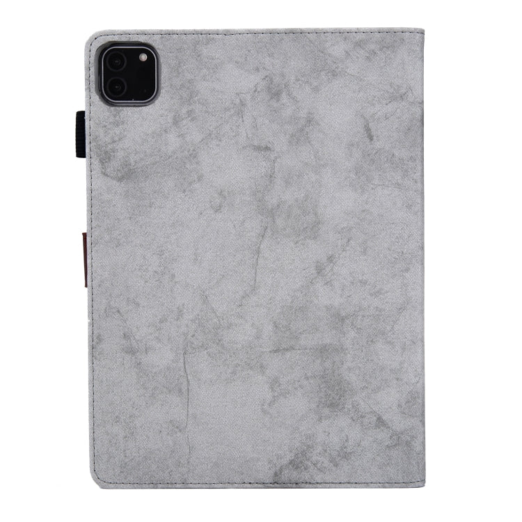 For iPad Pro 11 2024 Cloth Texture Leather Tablet Case(Grey) - iPad Pro 11 2024 Cases by PMC TechLife | Online Shopping South Africa | PMC TechLife | Buy Now Pay Later Mobicred