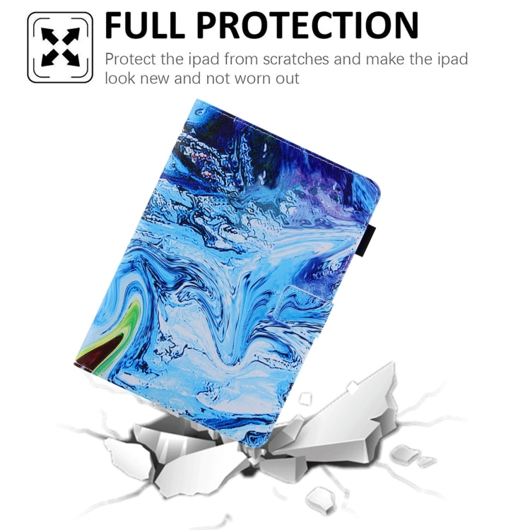 For iPad Pro 11 2024 Colored Drawing Leather Smart Tablet Case(Blue Time) - iPad Pro 11 2024 Cases by PMC TechLife | Online Shopping South Africa | PMC TechLife | Buy Now Pay Later Mobicred