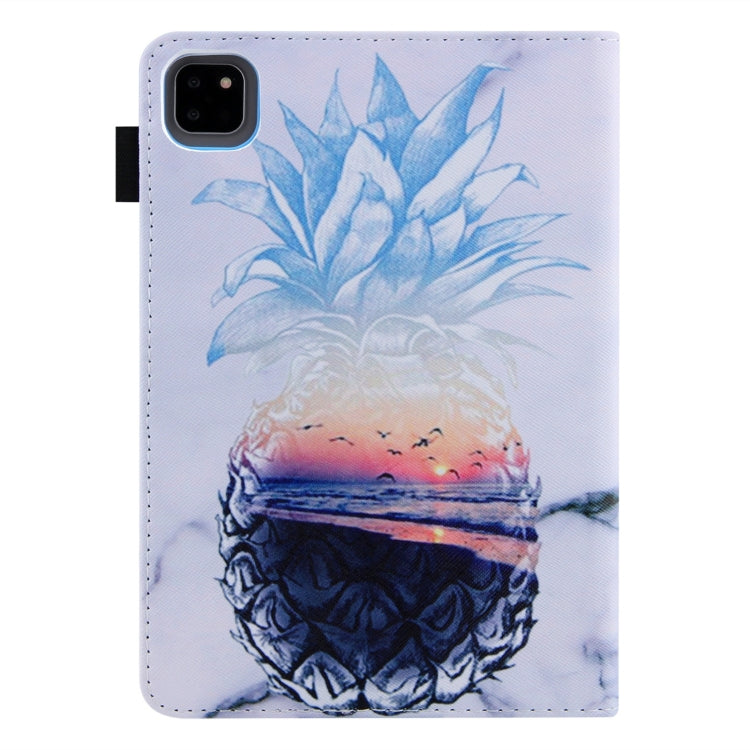For iPad Pro 11 2024 Colored Drawing Leather Smart Tablet Case(Ocean Pineapple) - iPad Pro 11 2024 Cases by PMC TechLife | Online Shopping South Africa | PMC TechLife | Buy Now Pay Later Mobicred