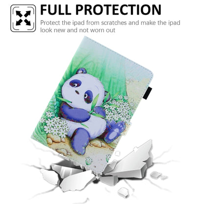 For iPad Pro 11 2024 Colored Drawing Leather Smart Tablet Case(Cute Panda) - iPad Pro 11 2024 Cases by PMC Jewellery | Online Shopping South Africa | PMC Jewellery | Buy Now Pay Later Mobicred