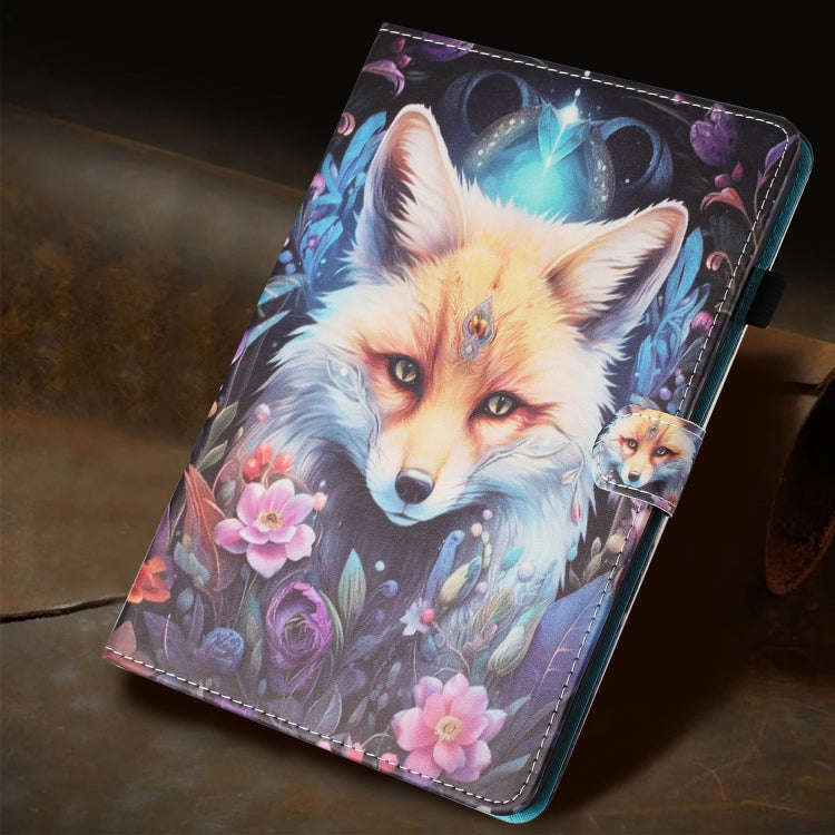 For iPad Pro 11 2024 Painted Litchi Leather Sewing Smart Tablet Case(Fox) - iPad Pro 11 2024 Cases by PMC Jewellery | Online Shopping South Africa | PMC Jewellery | Buy Now Pay Later Mobicred