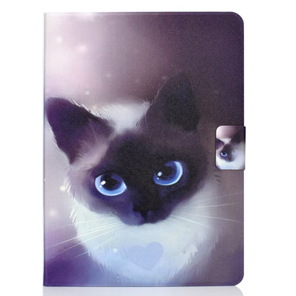 For iPad Pro 11 2024 Voltage Colored Drawing Smart Leather Tablet Case(Blue Eyed Cat) - iPad Pro 11 2024 Cases by PMC Jewellery | Online Shopping South Africa | PMC Jewellery | Buy Now Pay Later Mobicred