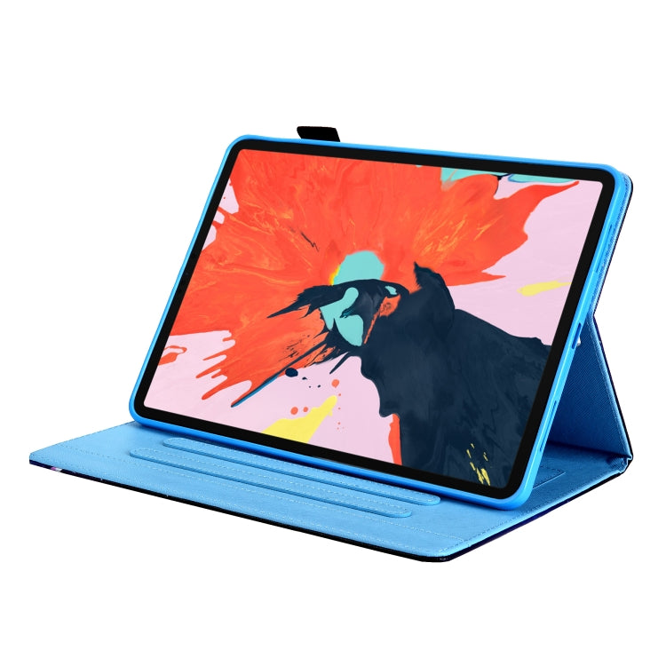 For iPad Pro 11 2024 Colored Drawing Leather Smart Tablet Case(Life Tree) - iPad Pro 11 2024 Cases by PMC TechLife | Online Shopping South Africa | PMC TechLife | Buy Now Pay Later Mobicred