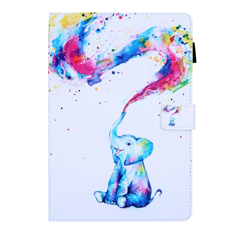 For iPad Pro 11 2024 Colored Drawing Leather Smart Tablet Case(Colorful Elephant) - iPad Pro 11 2024 Cases by PMC TechLife | Online Shopping South Africa | PMC TechLife | Buy Now Pay Later Mobicred