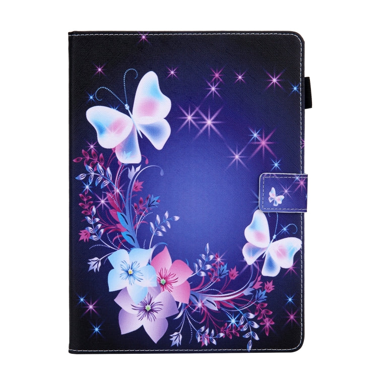 For iPad Pro 11 2024 Colored Drawing Leather Smart Tablet Case(Dual Colorful Butterflies) - iPad Pro 11 2024 Cases by PMC TechLife | Online Shopping South Africa | PMC TechLife | Buy Now Pay Later Mobicred
