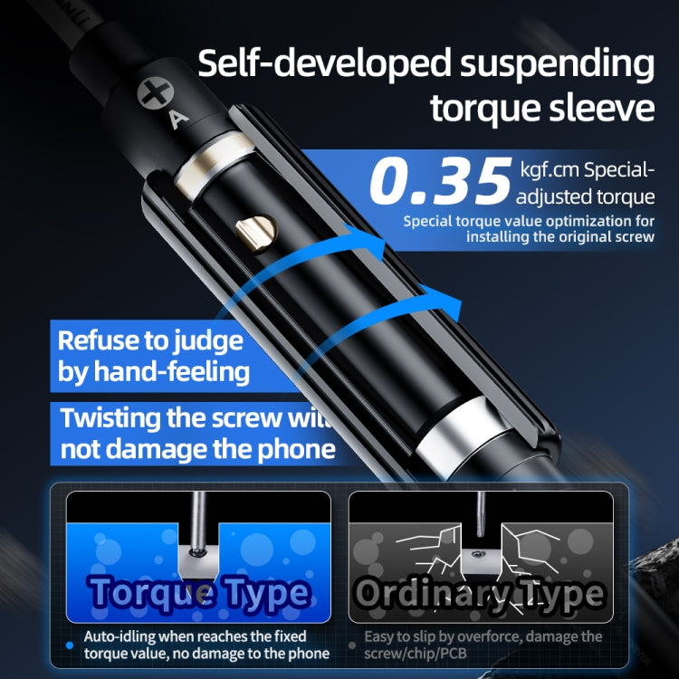 QianLi iWhale Special S2 Steel Magnetic Torque 3D Screwdriver, Model:A Phillips 0.35 - free shipping - PMC TechLife - Order now!