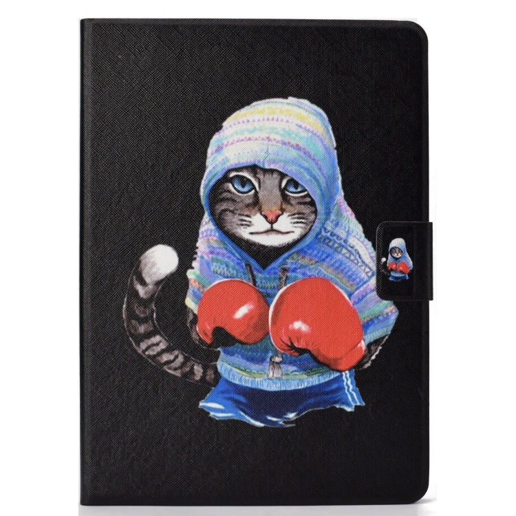 For iPad Pro 11 2024 Voltage Colored Drawing Smart Leather Tablet Case(Boxing Cat) - iPad Pro 11 2024 Cases by PMC Jewellery | Online Shopping South Africa | PMC Jewellery | Buy Now Pay Later Mobicred