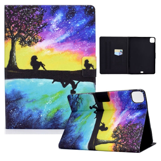 For iPad Pro 11 2024 Voltage Colored Drawing Smart Leather Tablet Case(Starry Sky Reflection) - iPad Pro 11 2024 Cases by PMC Jewellery | Online Shopping South Africa | PMC Jewellery | Buy Now Pay Later Mobicred