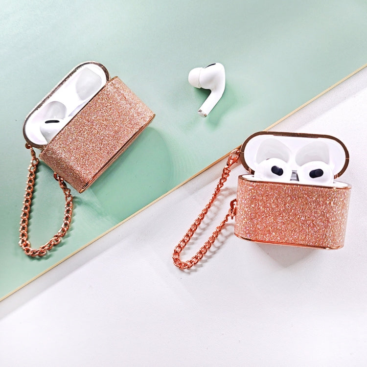 For AirPods 3 Cylindrical Glitter Leather Texture Bluetooth Earphone Protective Case(Silver) - For AirPods 3 by PMC Jewellery | Online Shopping South Africa | PMC Jewellery | Buy Now Pay Later Mobicred