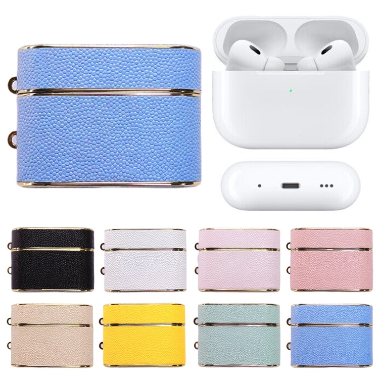 For AirPods Pro 2 Cylindrical Ball Texture Bluetooth Earphone Protective Case(Khaki) - For AirPods Pro 2 by PMC Jewellery | Online Shopping South Africa | PMC Jewellery | Buy Now Pay Later Mobicred