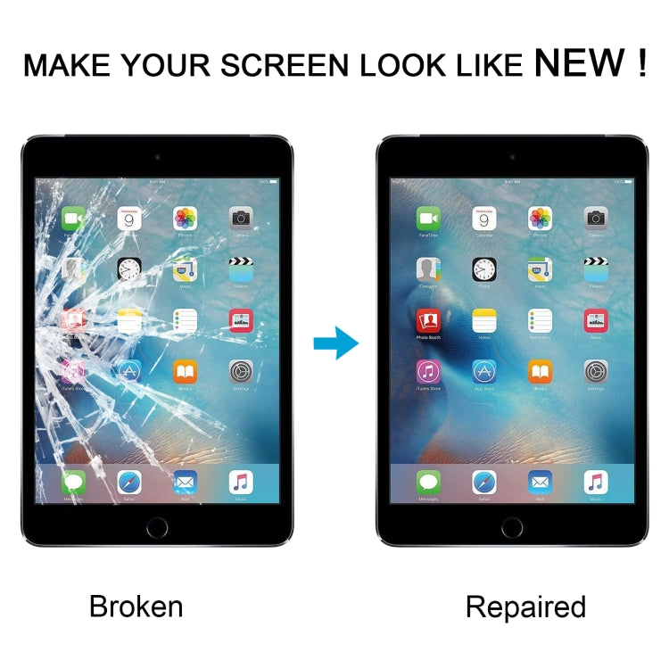 For iPad mini 4 Front Screen Outer Glass Lens with OCA Optically Clear Adhesive(White) - iPad mini 4 (2015) by PMC TechLife | Online Shopping South Africa | PMC TechLife | Buy Now Pay Later Mobicred