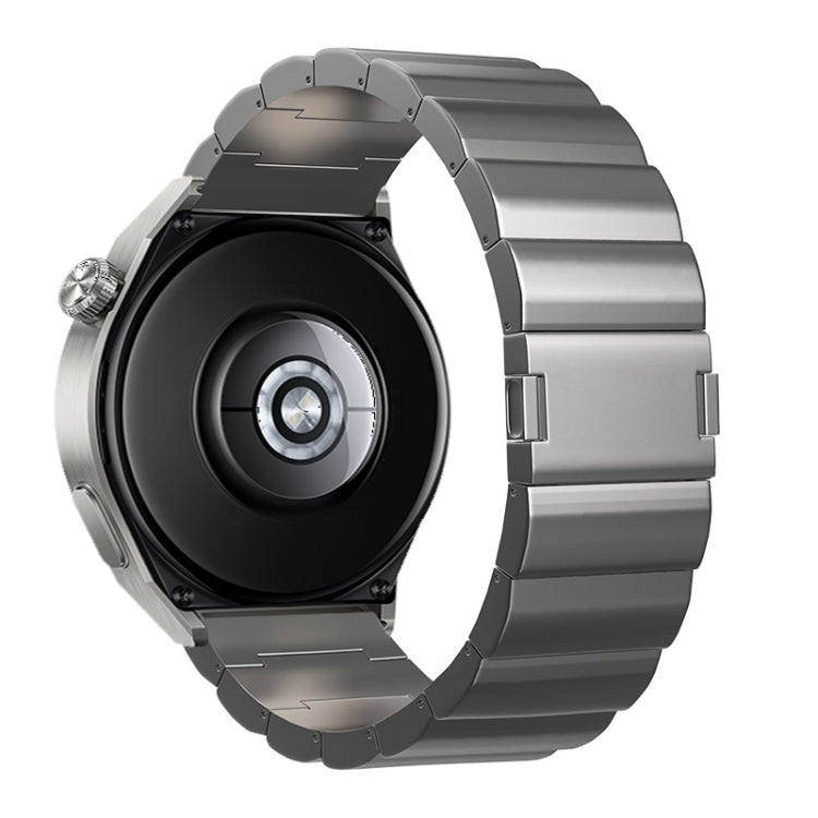 22mm One-Bead Magnetic Buckle Titanium Metal Watch Band(Grey) - free shipping - PMc TechLife - Order now!