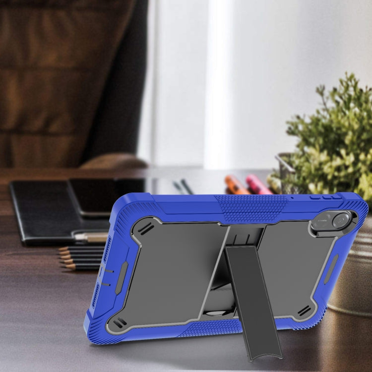 For Honor Pad X9 / X8 Pro Shockproof Silicone Hybrid PC Tablet Case with Holder(Black + Dark Blue) - Honor by PMC TechLife | Online Shopping South Africa | PMC TechLife | Buy Now Pay Later Mobicred