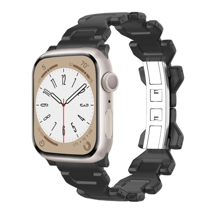 For Apple Watch SE 2023 44mm Y Type Pure Titanium Watch Band(Black) - Watch Bands by PMc TechLife | Online Shopping South Africa | PMc TechLife | Buy Now Pay Later Mobicred