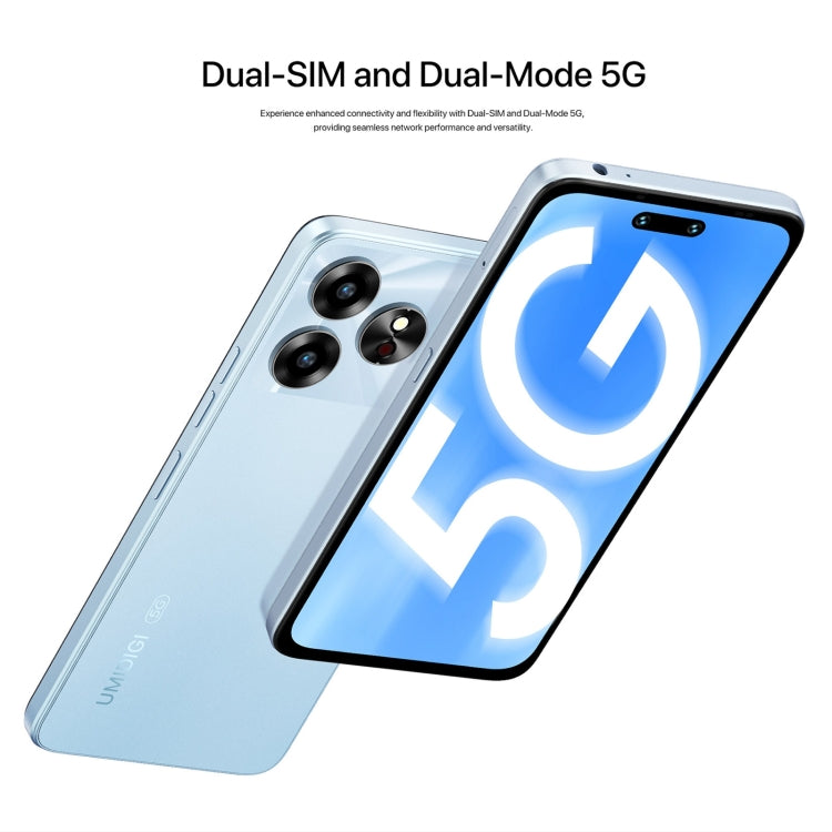 UMIDIGI G6 5G, 6GB+128GB, Face ID Identification, 6.6 inch UMIDIGI OS Dimensity 6100+ 5G Octa Core, Network: 5G(Ice Blue) - UMIDIGI by UMIDIGI | Online Shopping South Africa | PMC Jewellery | Buy Now Pay Later Mobicred