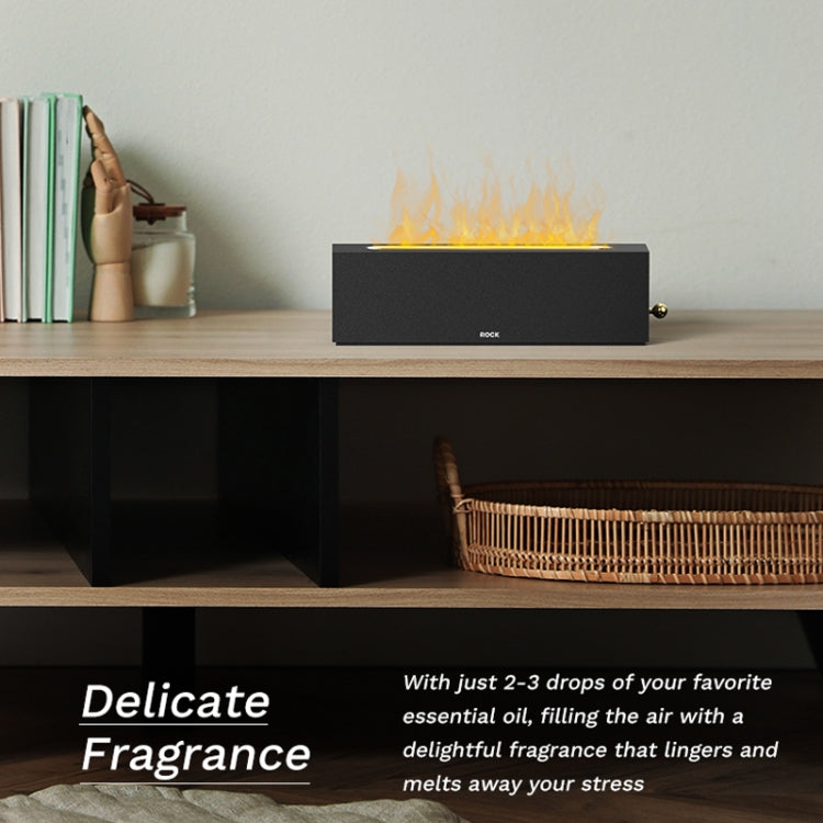 ROCK RAM0036 Large Mist Volume Flame Aromatherapy Humidifier - free shipping - PMC TechLife - Order now!