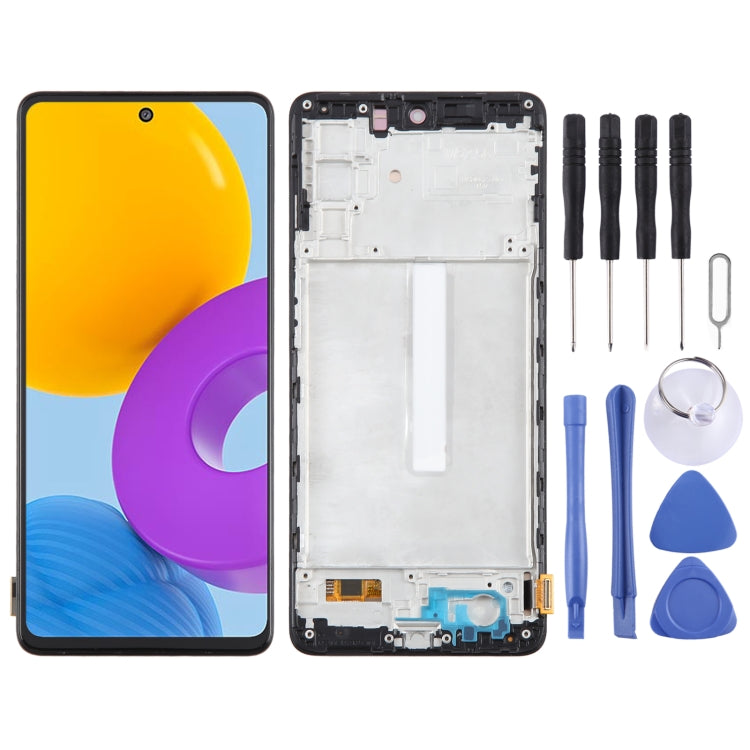 For Samsung Galaxy M52 5G SM-M526B 6.43inch OLED LCD Screen Digitizer Full Assembly with Frame - free shipping - PMc TechLife - Order now!