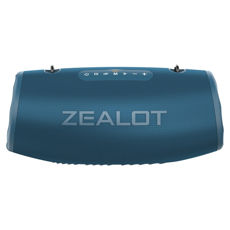 Zealot S87 80W Portable Outdoor Bluetooth Speaker with RGB Light(Blue) - free shipping - PMC Jewellery - Order now!