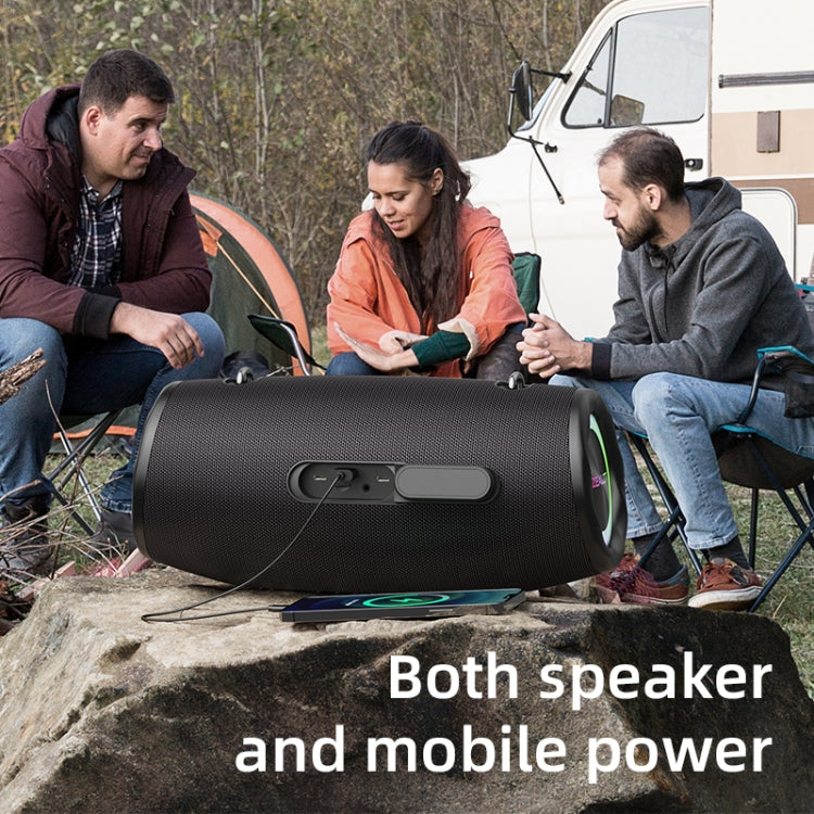 Zealot S87 80W Portable Outdoor Bluetooth Speaker with RGB Light(Blue) - free shipping - PMC Jewellery - Order now!