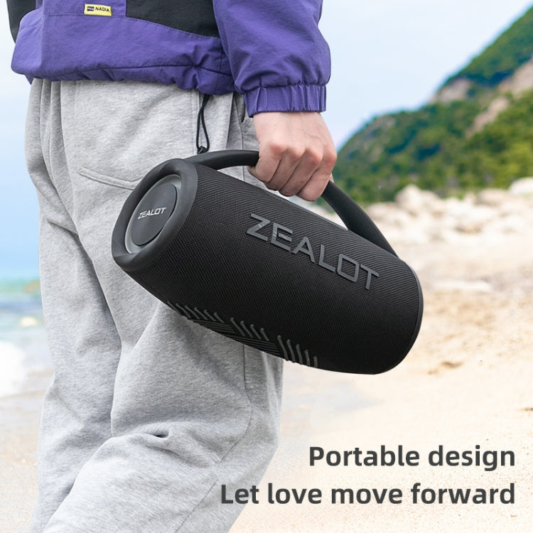 Zealot S97 80W Outdoor Portable RGB Light Bluetooth Speaker(Black) - free shipping - PMC Jewellery - Order now!