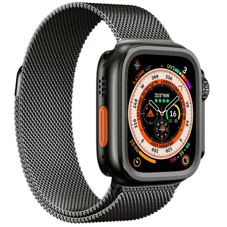 For Apple Watch Series 6 / 5 / 4 / SE 44mm Change to Ultra 49mm Alloy Watch Case(Grey) - Watch Cases by PMC Jewellery | Online Shopping South Africa | PMC Jewellery | Buy Now Pay Later Mobicred