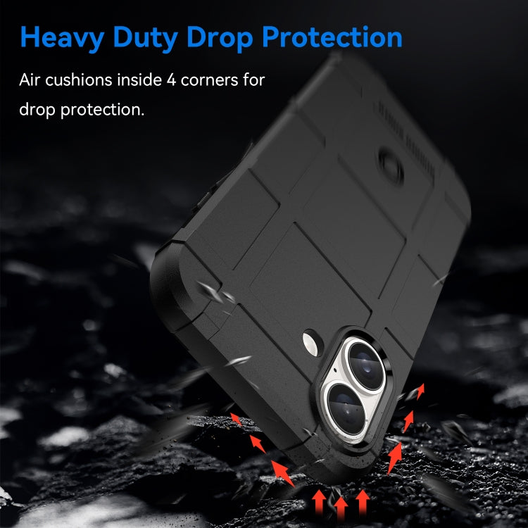 For iPhone 16 Pro Max Full Coverage Shockproof TPU Phone Case(Black) - iPhone 16 Pro Max Cases by PMC TechLife | Online Shopping South Africa | PMC TechLife | Buy Now Pay Later Mobicred