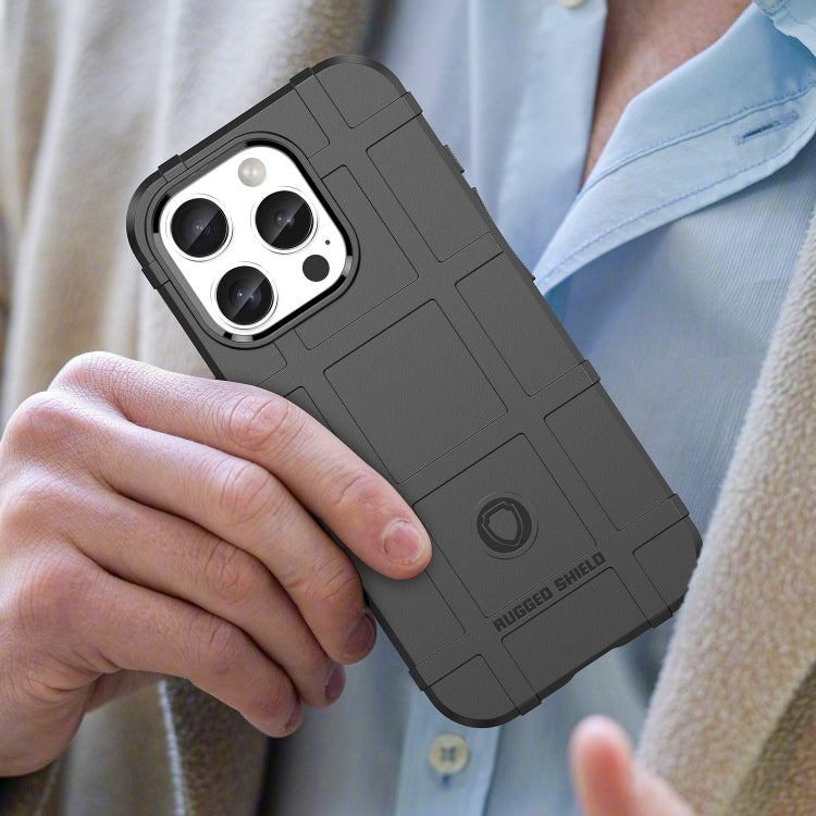 For iPhone 16 Pro Full Coverage Shockproof TPU Phone Case(Black) - iPhone 16 Pro Cases by PMC TechLife | Online Shopping South Africa | PMC TechLife | Buy Now Pay Later Mobicred