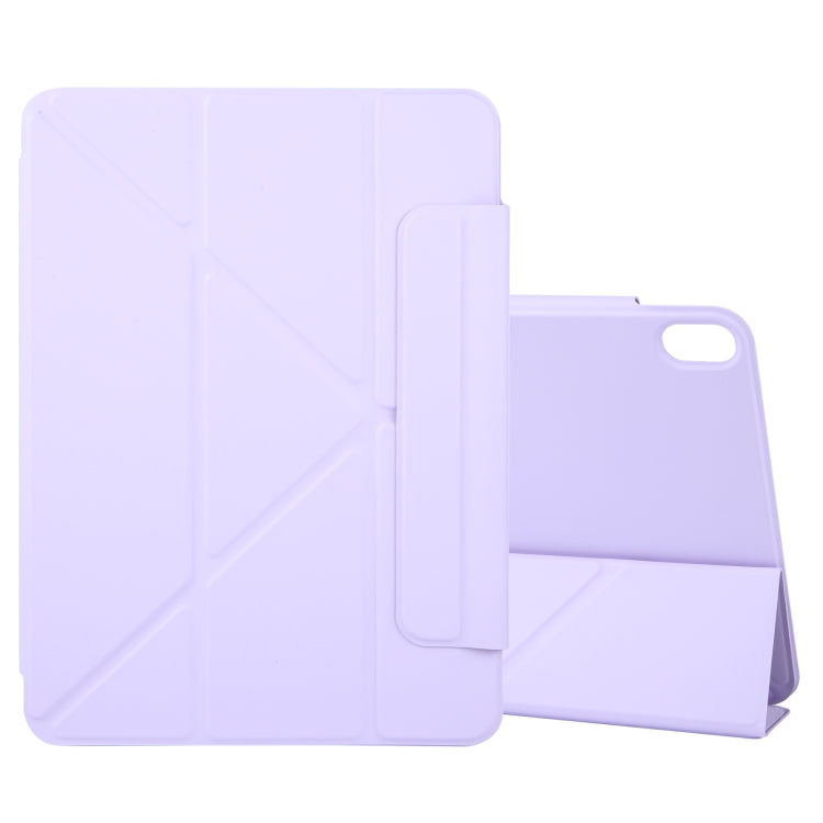 For iPad Air 13 2025 / 2024 Y-Shape Double-sided Clip Magnetic Smart Tablet Case(Purple) - iPad Air 13 2025 / 2024 Cases by PMC TechLife | Online Shopping South Africa | PMC TechLife | Buy Now Pay Later Mobicred
