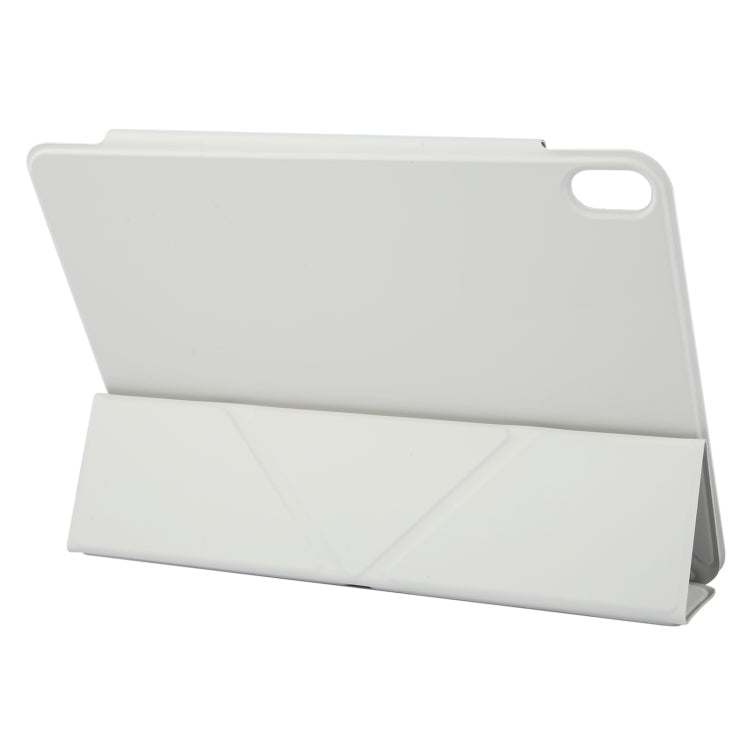 For iPad Air 11 2024 Y-Shape Double-sided Clip Magnetic Smart Tablet Case(Light Grey) - iPad Air 11 2024 Cases by PMC TechLife | Online Shopping South Africa | PMC TechLife | Buy Now Pay Later Mobicred