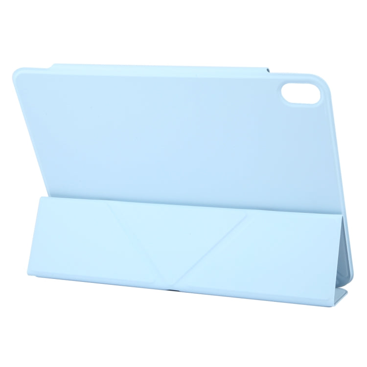 For iPad Air 11 2025 / 2024 Y-Shape Double-sided Clip Magnetic Smart Tablet Case(Blue) - iPad Air 11 2025 / 2024 Cases by PMC TechLife | Online Shopping South Africa | PMC TechLife | Buy Now Pay Later Mobicred