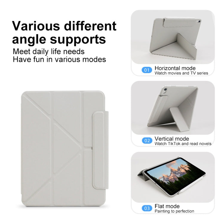 For iPad Pro 11 2024 Y-Shape Double-sided Clip Magnetic Smart Tablet Case(Black) - iPad Pro 11 2024 Cases by PMC TechLife | Online Shopping South Africa | PMC TechLife | Buy Now Pay Later Mobicred