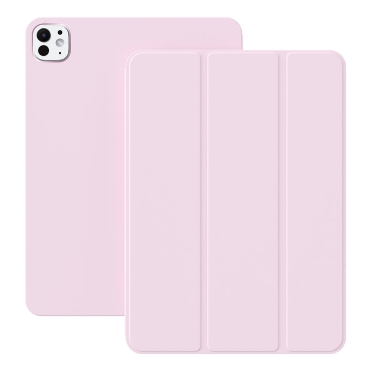 For iPad Pro 11 2024 Ultra-thin Double-sided Clip Magnetic Smart Tablet Case(Pink) - iPad Pro 11 2024 Cases by PMC Jewellery | Online Shopping South Africa | PMC Jewellery | Buy Now Pay Later Mobicred