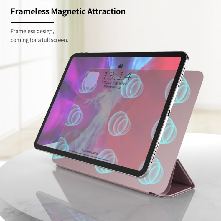 For iPad Air 13 2024 Ultra-thin Double-sided Clip Magnetic Smart Tablet Case(Pink) - iPad Air 13 2024 Cases by PMC Jewellery | Online Shopping South Africa | PMC Jewellery | Buy Now Pay Later Mobicred