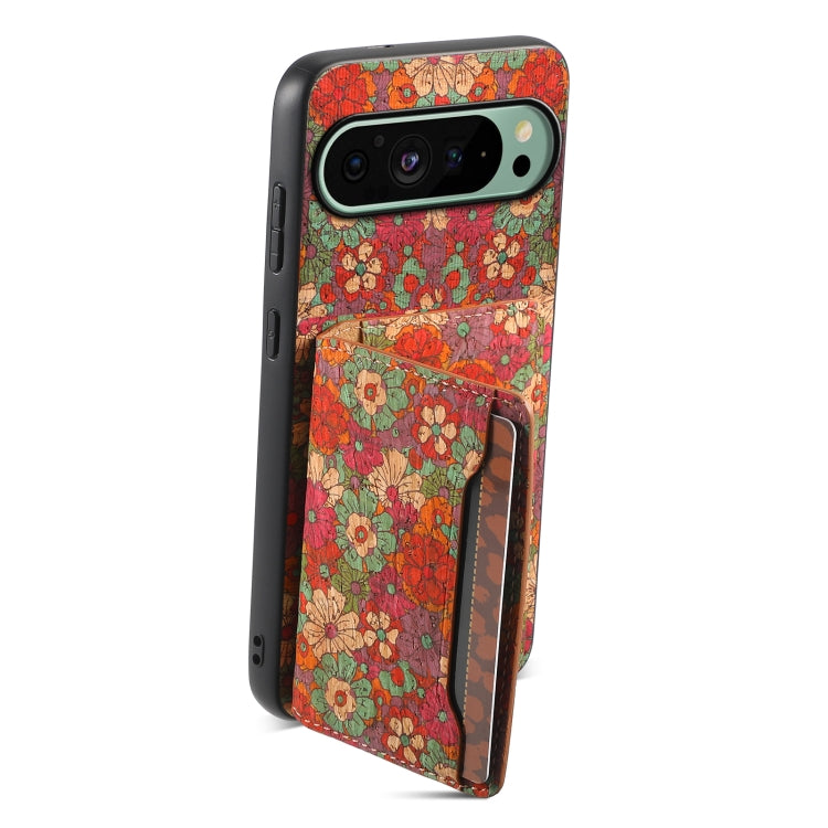 For Google Pixel 9 Card Slot Holder Phone Case(Summer Red) - Google Cases by PMC TechLife | Online Shopping South Africa | PMC TechLife | Buy Now Pay Later Mobicred