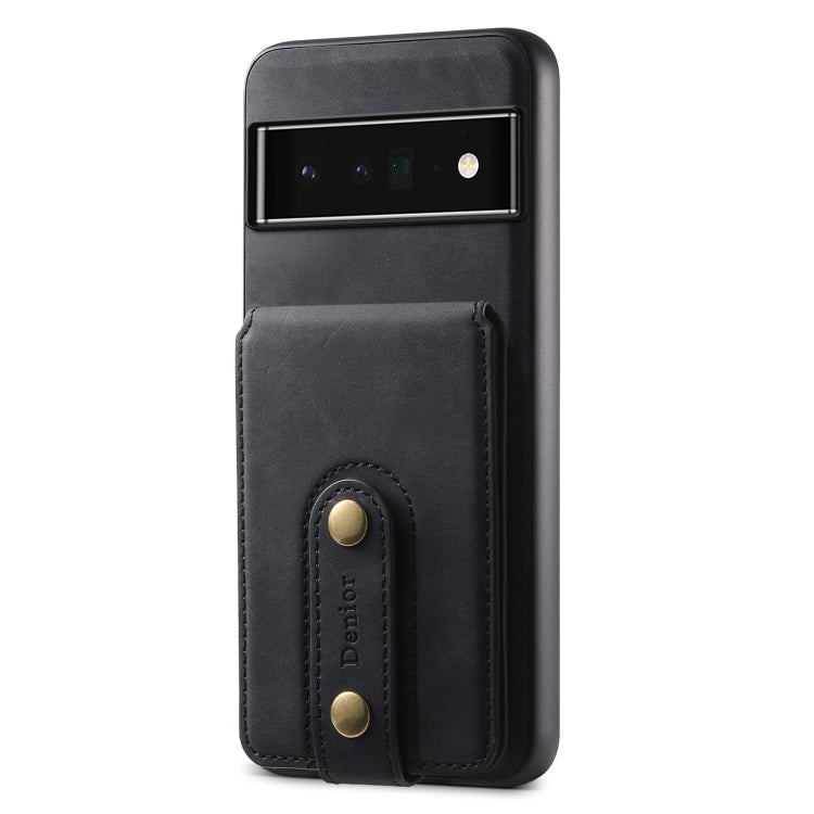 For Google Pixel 6 Pro Denior D14 NK Retro Pattern MagSafe Magnetic Card Holder Leather Phone Case(Black) - free shipping - PMC TechLife - Order now!