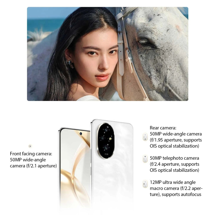 Honor 200, 12GB+256GB, Screen Fingerprint Identification, 6.7 inch MagicOS 8.0 Snapdragon 7 Gen 3 Octa Core, Network: 5G, NFC, OTG(Silver White) - Honor by Huawei | Online Shopping South Africa | PMC Jewellery | Buy Now Pay Later Mobicred