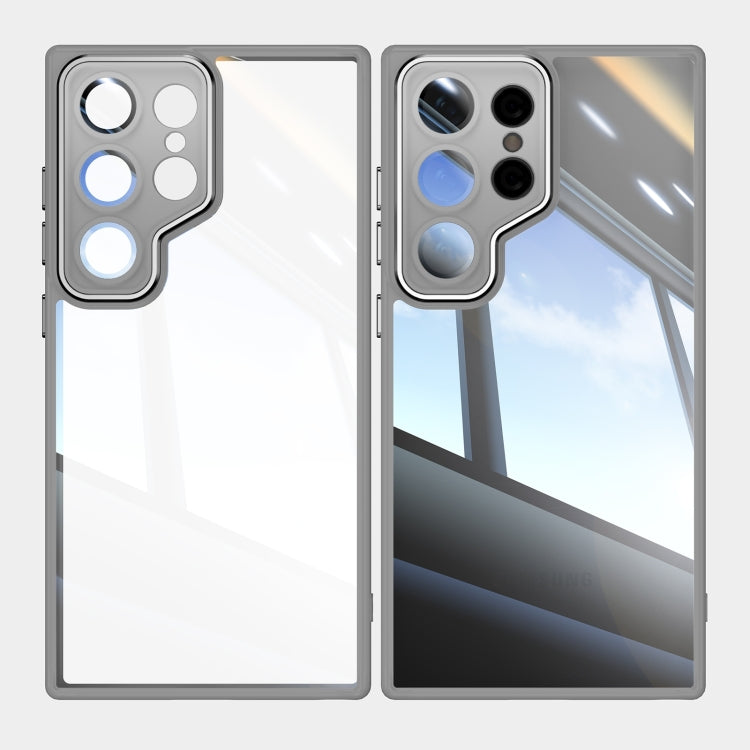 For Samsung Galaxy S25 Ultra 5G Acrylic Hybrid TPU Armor Shockproof Phone Case(Grey) - Galaxy S25 Ultra 5G Cases by PMC Jewellery | Online Shopping South Africa | PMC Jewellery | Buy Now Pay Later Mobicred