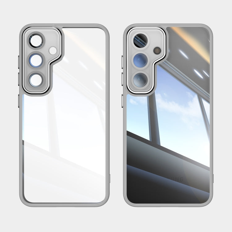 For Samsung Galaxy S25+ 5G Acrylic Hybrid TPU Armor Shockproof Phone Case(Grey) - Galaxy S25+ 5G Cases by PMC Jewellery | Online Shopping South Africa | PMC Jewellery | Buy Now Pay Later Mobicred