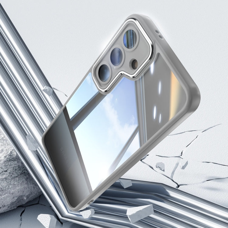 For Samsung Galaxy S25+ 5G Acrylic Hybrid TPU Armor Shockproof Phone Case(Grey) - Galaxy S25+ 5G Cases by PMC Jewellery | Online Shopping South Africa | PMC Jewellery | Buy Now Pay Later Mobicred