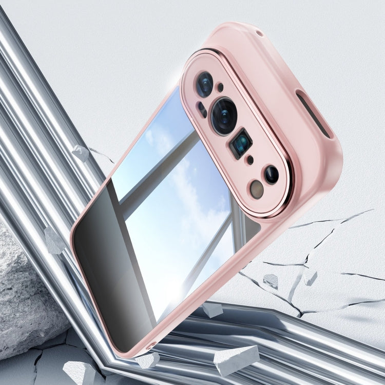 For Google Pixel 9 Pro XL Acrylic Hybrid TPU Armor Shockproof Phone Case(Pink) - Google Cases by PMC TechLife | Online Shopping South Africa | PMC TechLife | Buy Now Pay Later Mobicred
