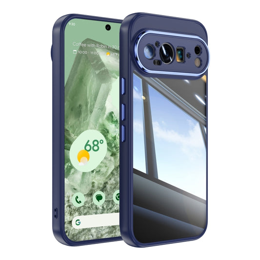 For Google Pixel 9 Pro XL Acrylic Hybrid TPU Armor Shockproof Phone Case(Blue) - Google Cases by PMC Jewellery | Online Shopping South Africa | PMC Jewellery | Buy Now Pay Later Mobicred