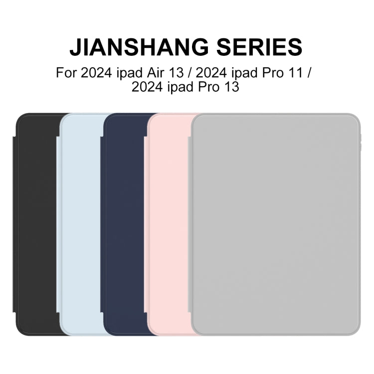 For iPad Pro 11 2024 Mutural Jianshang Series Smart Leather Tablet Case(Grey) - free shipping - PMC TechLife - Order now!