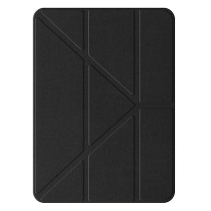 For iPad Air 13 2024 Mutural Multi-fold Smart Leather Tablet Case(Black) - iPad Air 13 2024 Cases by Mutural | Online Shopping South Africa | PMC Jewellery | Buy Now Pay Later Mobicred