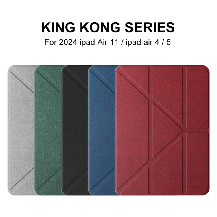 For iPad Air 11 2025 / 2024 Mutural Multi-fold Smart Leather Tablet Case(Red) - free shipping - PMC TechLife - Order now!