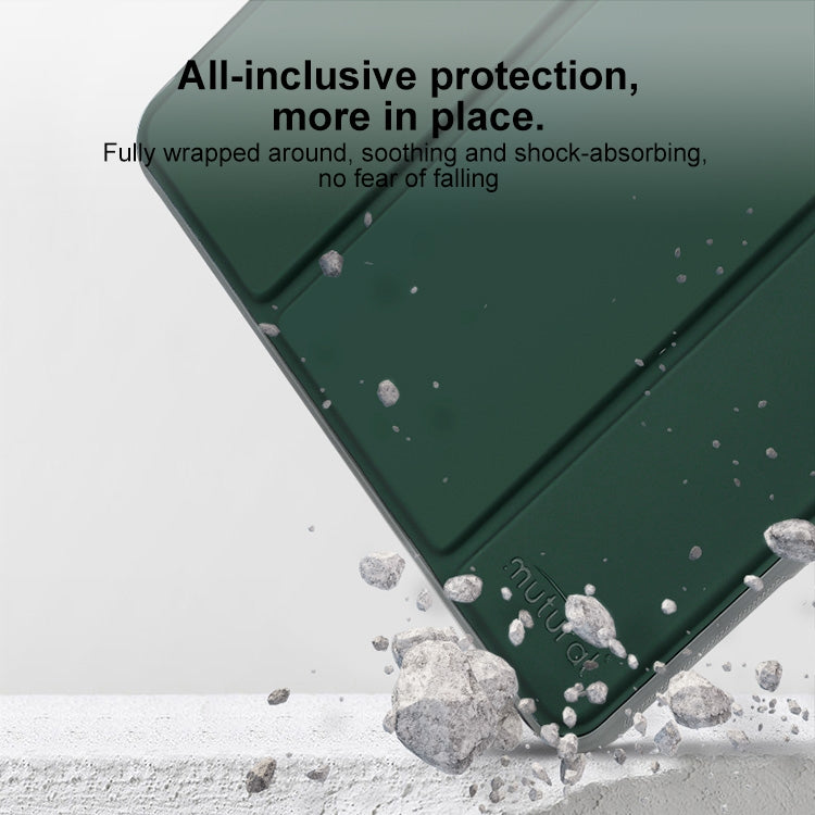For iPad Air 13 2025 / 2024 Mutural PC Hybrid TPU Leather Smart Tablet Case(Dark Blue) - iPad Air 13 2025 / 2024 Cases by Mutural | Online Shopping South Africa | PMC TechLife | Buy Now Pay Later Mobicred