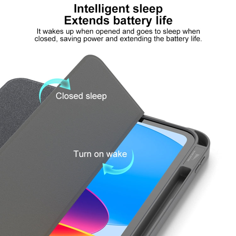 For iPad Air 11 2025 / 2024 Mutural YASHI Series Tablet Leather Smart Case(Blue) - iPad Air 11 2025 / 2024 Cases by Mutural | Online Shopping South Africa | PMC TechLife | Buy Now Pay Later Mobicred
